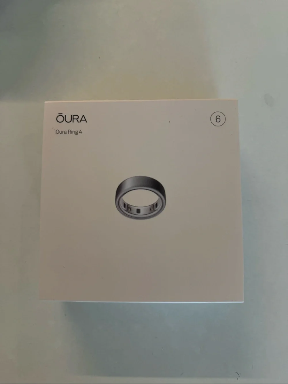 New Oura Ring 4 Smart Ring - Brushed Silver
